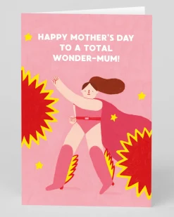 Stormy Knight Mother's Day|Birthday*Personalised Wonder Mum Mother's Day Card