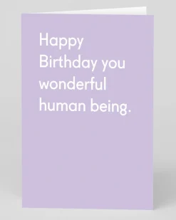 Twin Pines Birthday|Birthday Cards*Personalised Wonderful Human Being Birthday Card | Ohh Deer