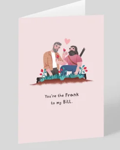 Ohh Deer Valentine's Day|Anniversary*Personalised You Are The Frank To My Bill Greeting Card |