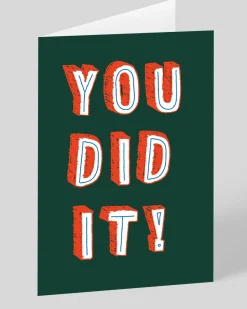 Betiobca Congratulations*Personalised You Did It! Congratulations Card | Ohh Deer