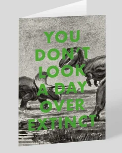 Ohh Deer Birthday|Birthday Cards*Personalised You Don't Look a Day Over Extinct Birthday Card |