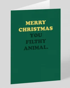 Ohh Deer Christmas|Christmas Cards*Personalised You Filthy Animals Christmas Card |