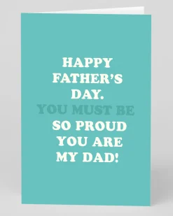 Ohh Deer Father's Day|Father's Day Cards*Personalised You Must Be So Proud You Are My Dad Father's Day Card |
