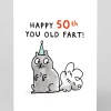 Gemma Correll Birthday|Birthday Cards*Personalised You Old Fart 50th Birthday Card | Ohh Deer