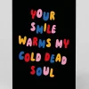 Betiobca Valentine's Day|Anniversary*Personalised Your Smile My Dead Soul Greeting Card | Ohh Deer