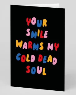 Betiobca Valentine's Day|Anniversary*Personalised Your Smile My Dead Soul Greeting Card | Ohh Deer
