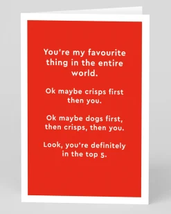 Technically Ron Valentine's Day|Anniversary*Personalised You're My Favourite Thing Greeting Card | Ohh Deer