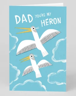 Ohh Deer Father's Day|Father's Day Cards*Personalised You're My Heron Father's Day Card |