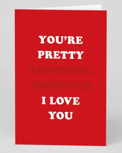 Ohh Deer Valentine's Day|Anniversary*Personalised You're Pretty Annoying Card |