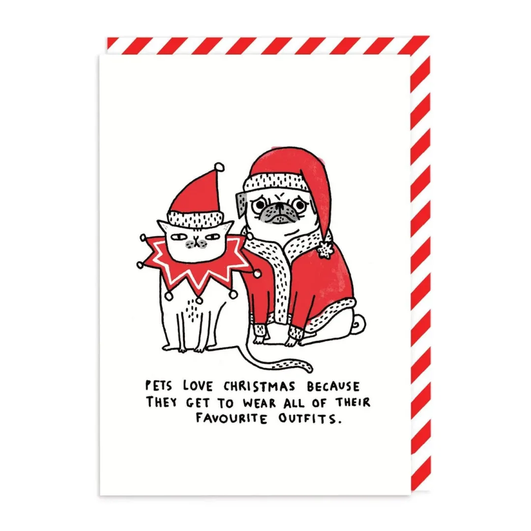 Gemma Correll Christmas Cards*Pets Love Christmas Greeting Card | Ohh Deer