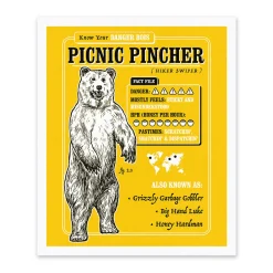 Danger Bois Prints*Picnic Pincher Riso Print (12x10)