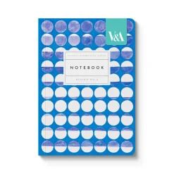 Vu0026A Notebooks Under £10|Stationery Gifts*Playful Geometrics Blue Eclipse A6 Premium Perfect Bound Notebook