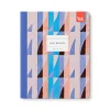 Vu0026A Notebooks Under £10|Stationery Gifts*Playful Geometrics Blue Prism Premium Exercise Book