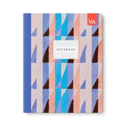 Vu0026A Notebooks Under £10|Stationery Gifts*Playful Geometrics Blue Prism Premium Exercise Book