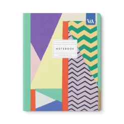Vu0026A Notebooks Under £10|Stationery Gifts*Playful Geometrics Deco Collage Premium Exercise Book