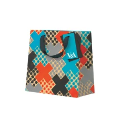 Vu0026A Gift Bags*Playful Geometrics Deco Mint Small Gift Bag