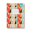 Vu0026A Premium Notebooks|Stationery Gifts*Playful Geometrics Red Prism A5 Premium Perfect Bound Notebook
