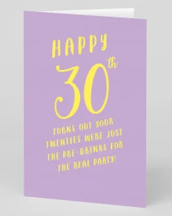 Paper Plane Birthday|Birthday Cards*Pre-Drinks 30th Birthday Card | Ohh Deer