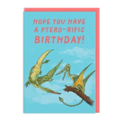 Ohh Deer Birthday Cards*Ptereodactyl Birthday Card