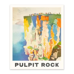 Ohh Deer Prints*Pulpit Rock Riso Print (12x10)