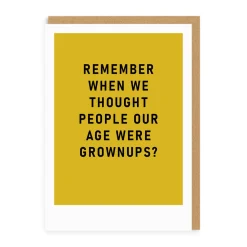 Ohh Deer Birthday Cards*Remember Grown Ups Greeting Card |