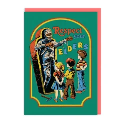 Steven Rhodes Birthday Cards*Respect Your Elders Greeting Card 𓀟 - | Ohh Deer
