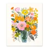 Ohh Deer Prints*60's Flowers in Vase Riso Print (12x10)