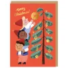 Ohh Deer Christmas Cards*Santa's Helpers Tree Christmas Card |