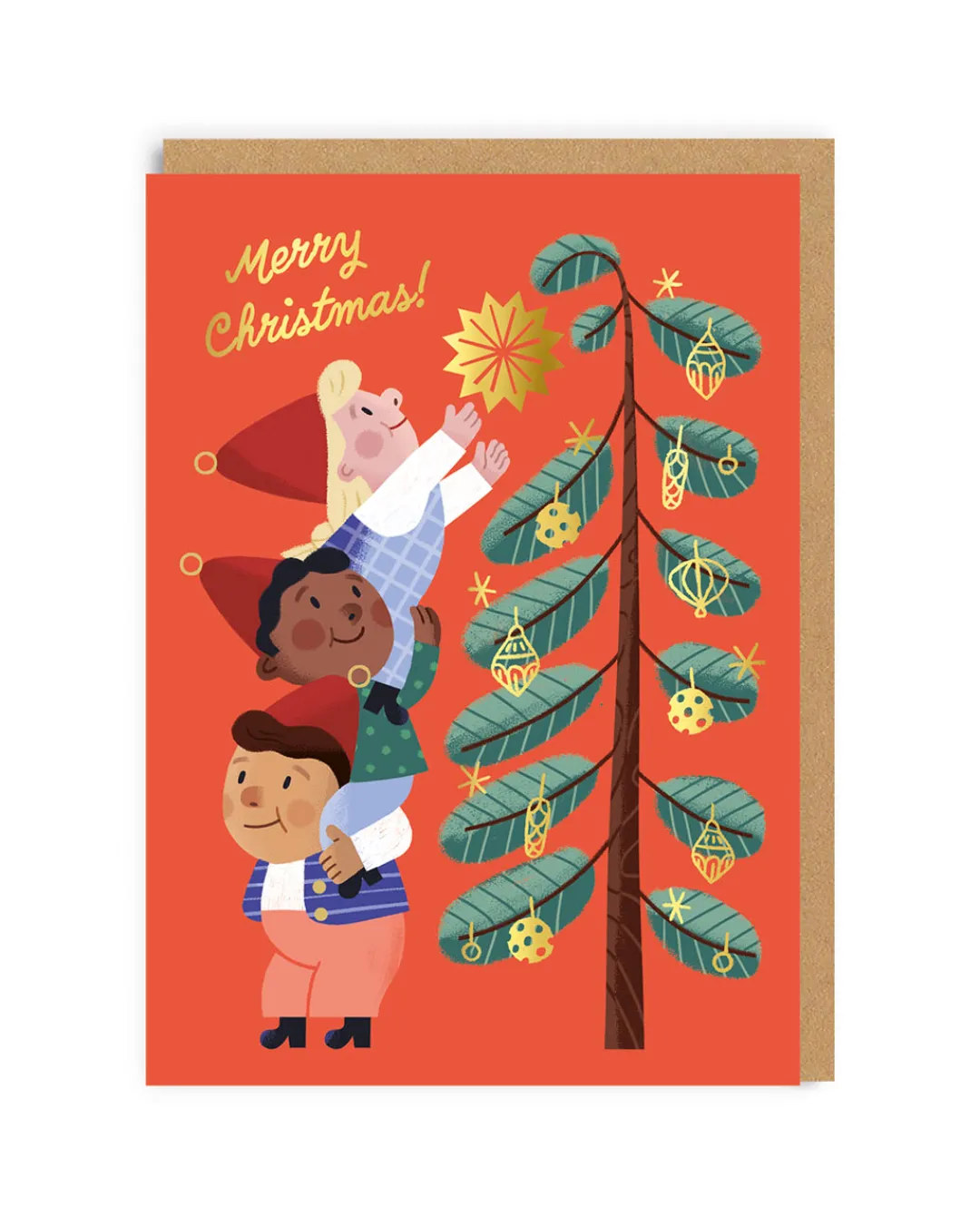 Ohh Deer Christmas Cards*Santa's Helpers Tree Christmas Card |