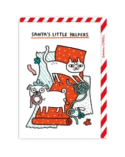 Gemma Correll Christmas Cards*Santa's Little Helpers Christmas Card | Ohh Deer