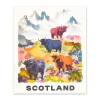 Ohh Deer Prints*Scotland Highland Cows Riso Print (12x10)