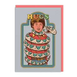Steven Rhodes Birthday Cards*Snake Hugs Greeting Card 🐍 - | Ohh Deer
