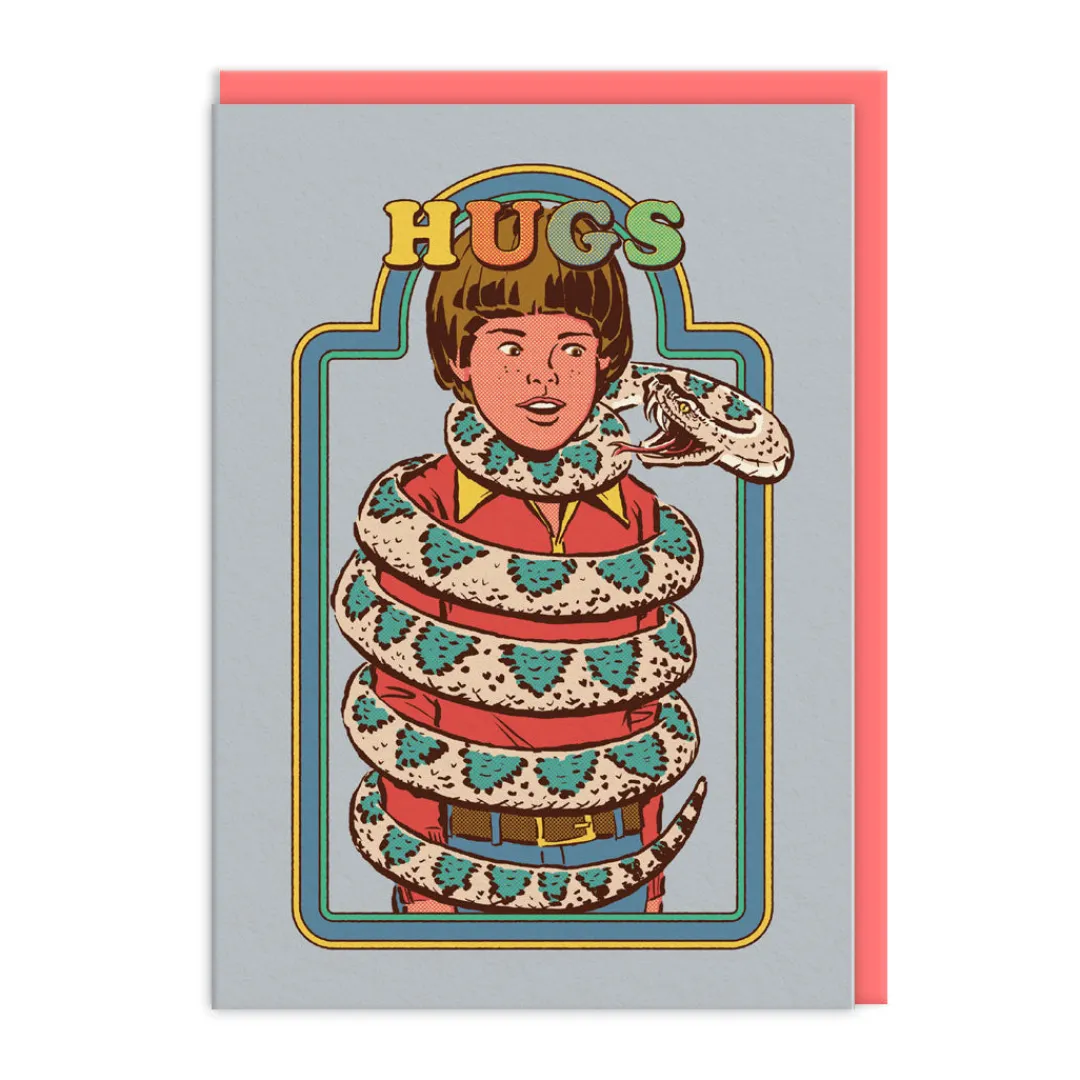 Steven Rhodes Birthday Cards*Snake Hugs Greeting Card 🐍 - | Ohh Deer