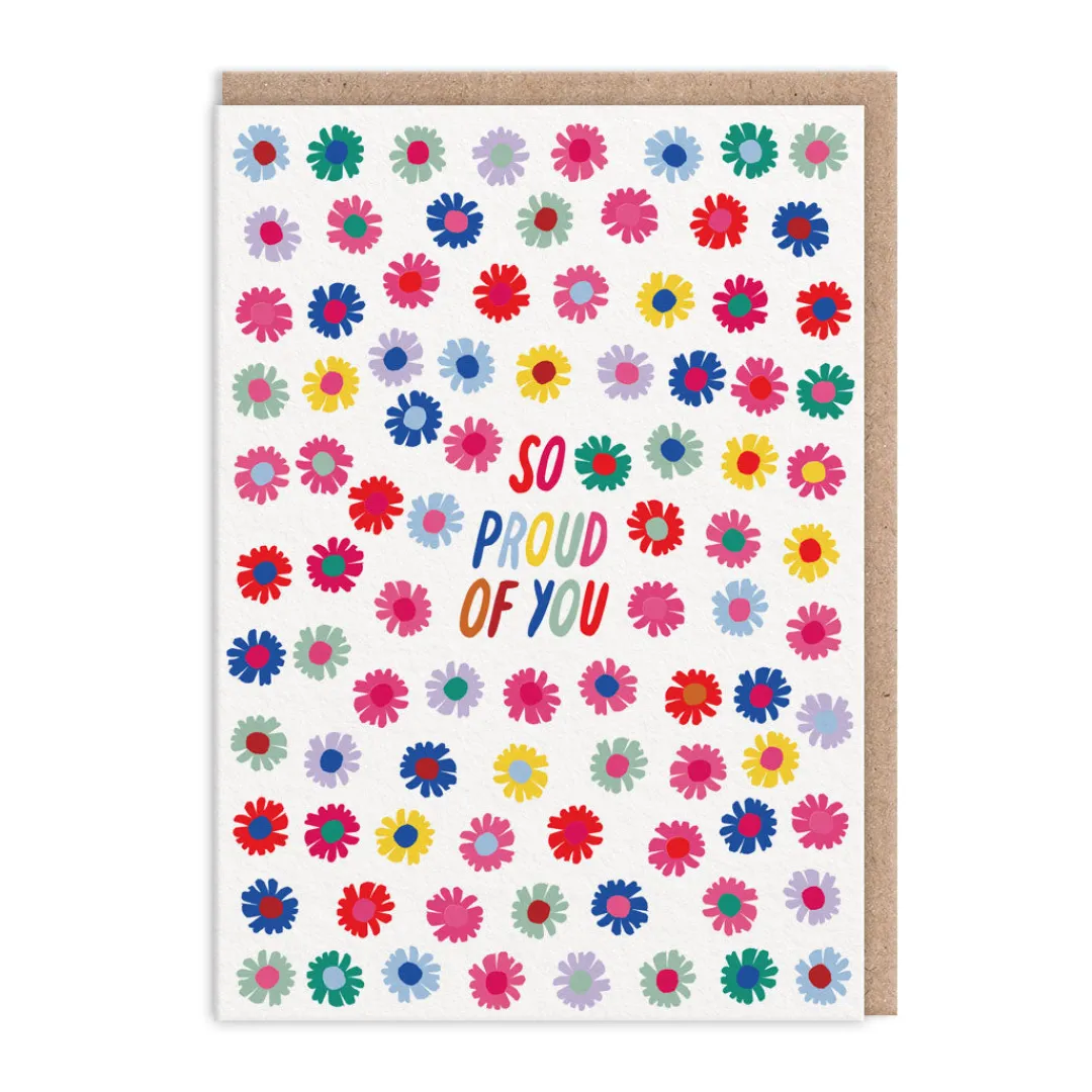 Hartland Brooklyn Thinking Of You|Congratulations*So Proud of You Flowers Greeting Card 🌸 | Ohh Deer