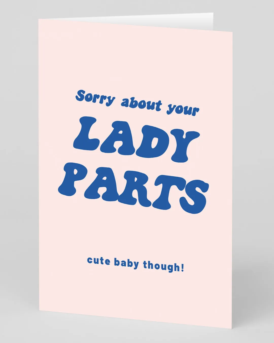 Party Mountain Paper Co. Congratulations|New Arrival*Sorry About Your Lady Parts New Baby Card | Ohh Deer
