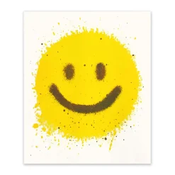Ohh Deer Prints*Spray Paint Smiley Riso Print (12x10)