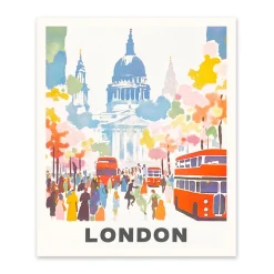 Ohh Deer Prints*St Paul's Cathedral 4 Riso Print (12x10)
