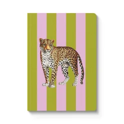 Kaleido Premium Notebooks|Stationery Gifts*Striped Leopard A5 Perfect Bound Notebook