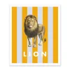 Kaleido Prints*Striped Lion Riso Print (12x10)