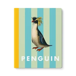 Kaleido Notebooks Under £10|Stationery Gifts*Striped Penguin Exercise Book