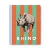 Kaleido Notebooks Under £10|Stationery Gifts*Striped Rhino Exercise Book