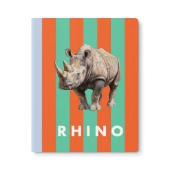 Kaleido Notebooks Under £10|Stationery Gifts*Striped Rhino Exercise Book