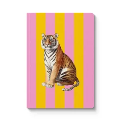 Kaleido Premium Notebooks|Stationery Gifts*Striped Tiger A5 Perfect Bound Notebook
