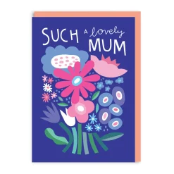 Ohh Deer Mother's Day Cards|Birthday Cards*Such A Lovely Mum - Flower Bunch Greeting Card