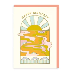 Elizabeth Olwen Birthday Cards*Sunrise Happy Birthday Card | | Ohh Deer
