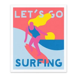 Mélanie Johnsson Prints*Surfing Riso Print (12x10)
