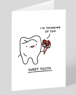 Gemma Correll Thinking Of You*Sweet Tooth Thinking Of You Card | Ohh Deer