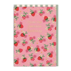 Cath Kidston Birthday Cards*Sweetest Strawberry Birthday Card