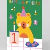 Raspberry Blossom Birthday|Birthday Cards*Teddy Bear's Picnic 1st Birthday Card | Ohh Deer