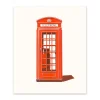 Ohh Deer Prints*Telephone Box Riso Print (12x10)